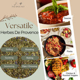 Spice Hut - Organic Herbes De Provence Seasoning Mix with Lavender, No Salt, Authentic Provencal Blend- French Herbs de Provence Spice for Cooking