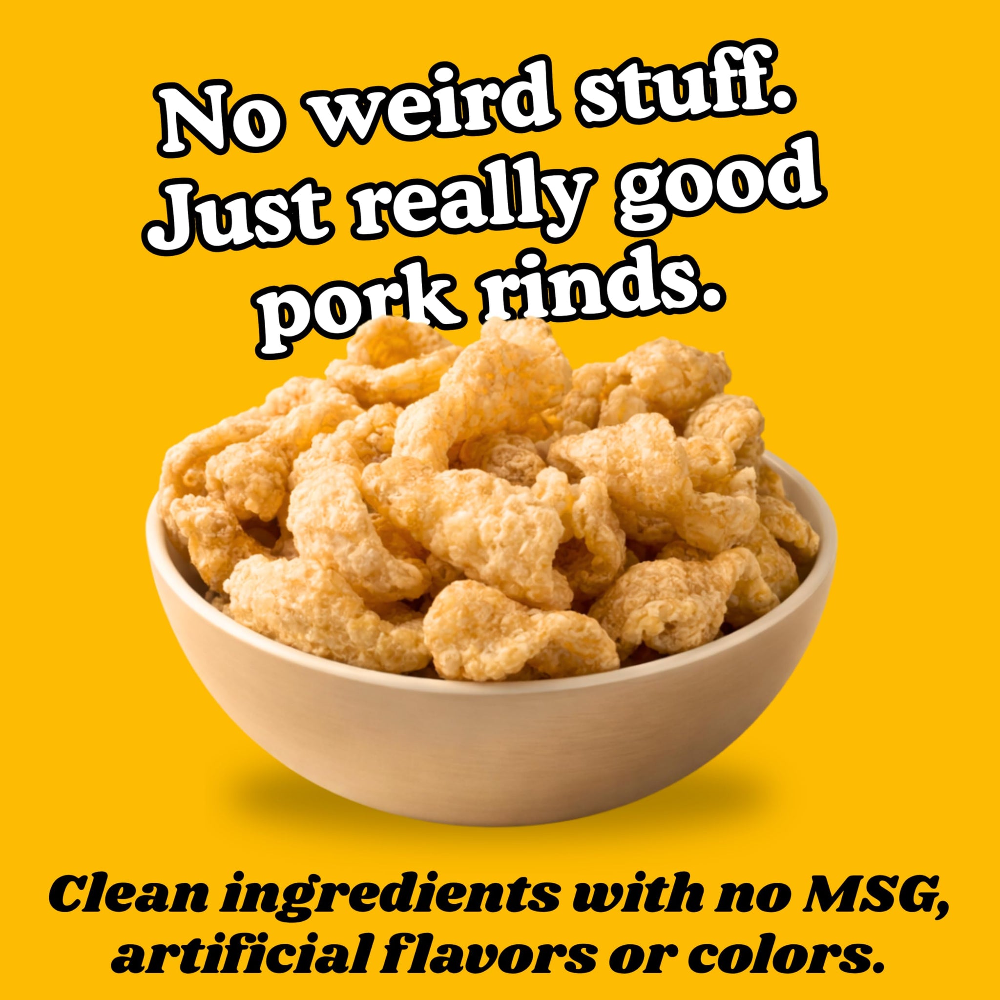 Pork King Good Nacho Cheddar Pork Rinds 7 OZ FAMILY SIZE (Chicharrones - Keto Snacks)