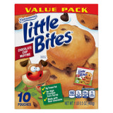 Entenmann's Little Bites Chocolate Chip Mini Muffins | 3 pack (30 pouches total)