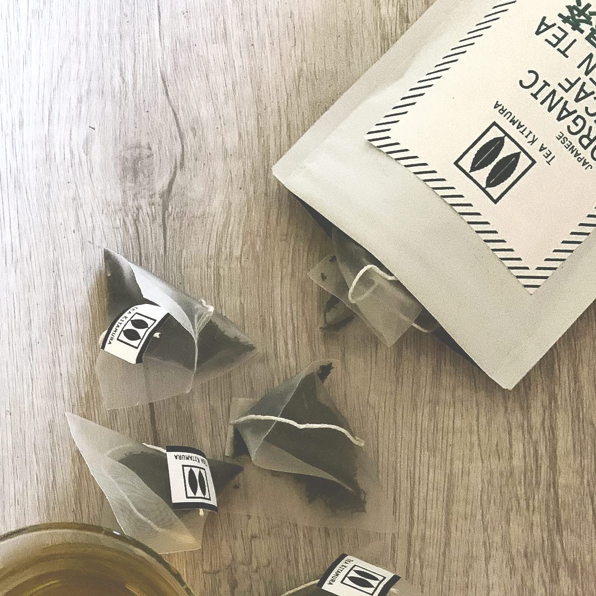 Organic Japanese Decaffeinated Green Tea 10 Tea Bags Hand Crafted in Small Batch by Tea Kitamura Made in Japan