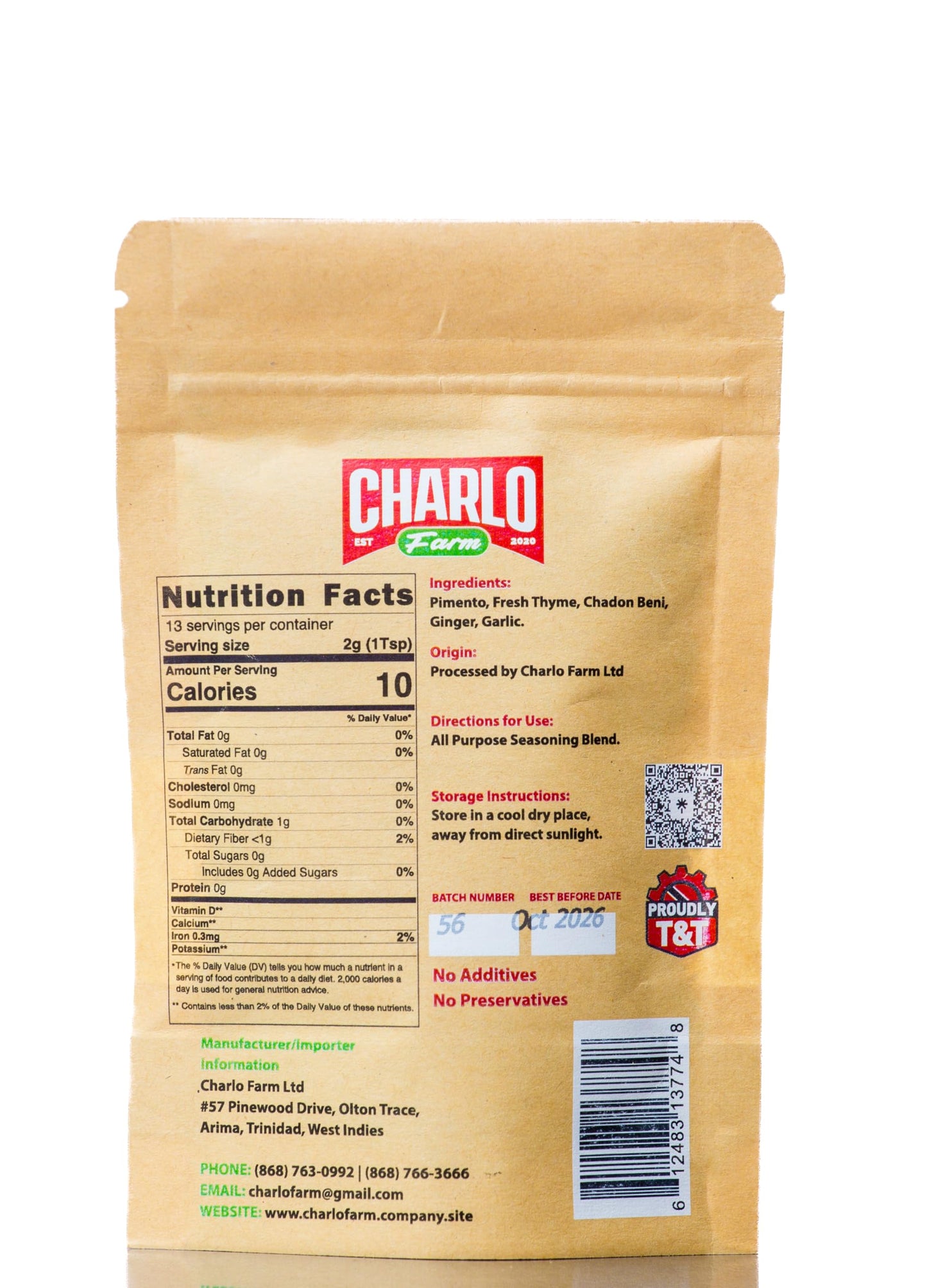 Charlo Farm Signature Seasoning Blend (25g)
