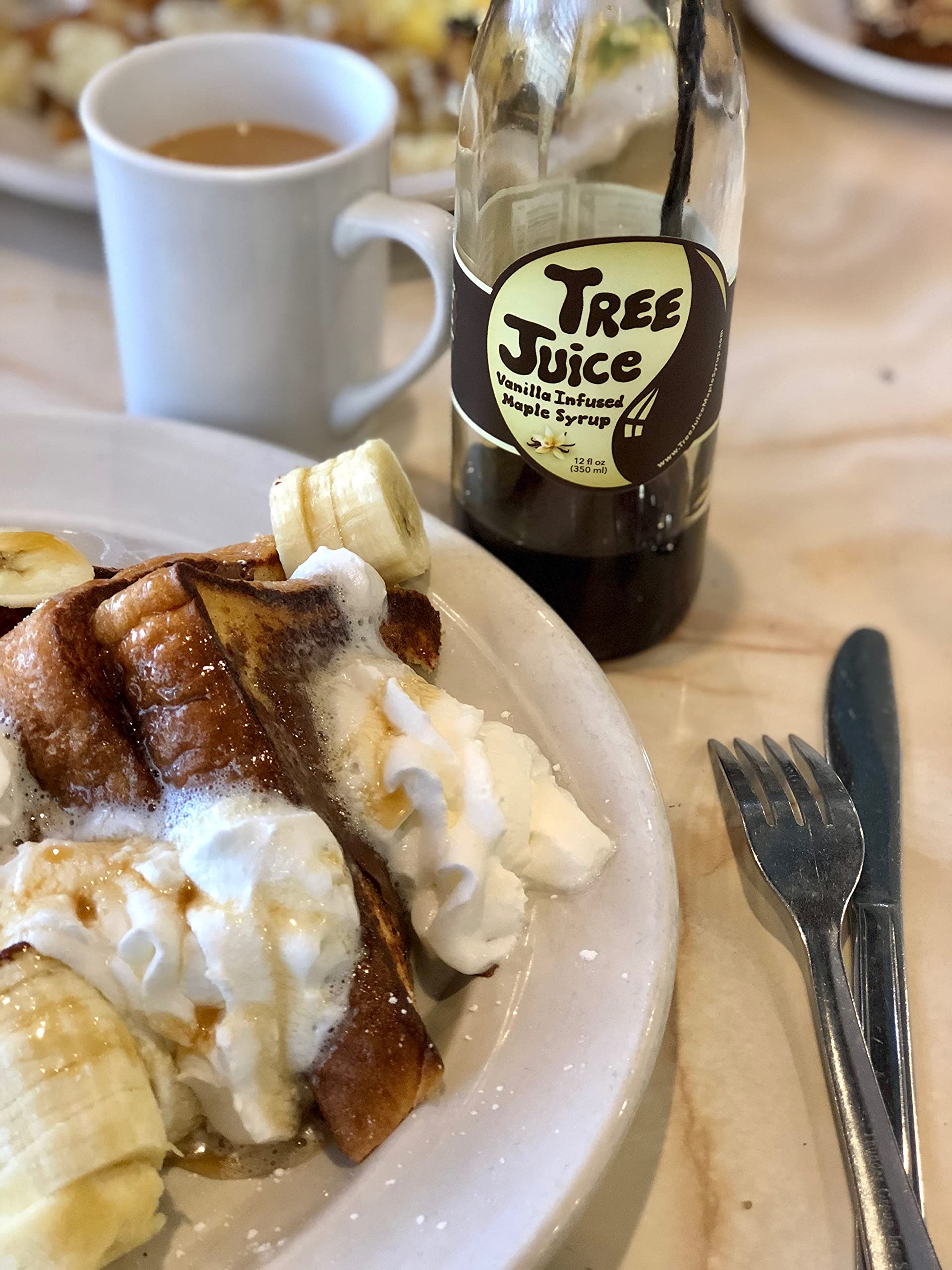 Tree Juice 100% Pure Grade A Maple Syrup | All Natural, Non GMO, Vegan, Gluten Free, Vegetarian, Paleo | 32 Ounce Bottle