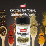Badia Rosemary Leaves, 1 oz - Dried Rosemary Herb, Earthy & Aromatic, Gluten Free