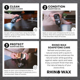 Rhino Wax Soapstone Spray Cleaner - Safely Clean Soap Stone, Slate, Granite, Quartz, Marble, Concrete - Food Safe - Natural Ingredients - Fresh Orange