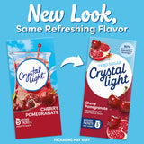 Crystal Light Drink Mix, 5 Pitcher Packets, for Flavorful Hydration and Shareable Refreshment, Cherry Pomegranate, flavored with other natural flavor