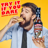 Ass Kickin’ Carolina Reaper Hot Sauce (5 oz) - Extreme Heat Level - Gourmet Super Hot Pepper Sauce for Wings, Tacos & Pizza