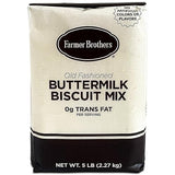 Farmer Brothers Old Fashioned Buttermilk Biscuit Mix, Complete Baking Mix, 5 lb Bag