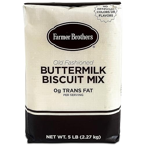 Farmer Brothers Old Fashioned Buttermilk Biscuit Mix, Complete Baking Mix, 5 lb Bag