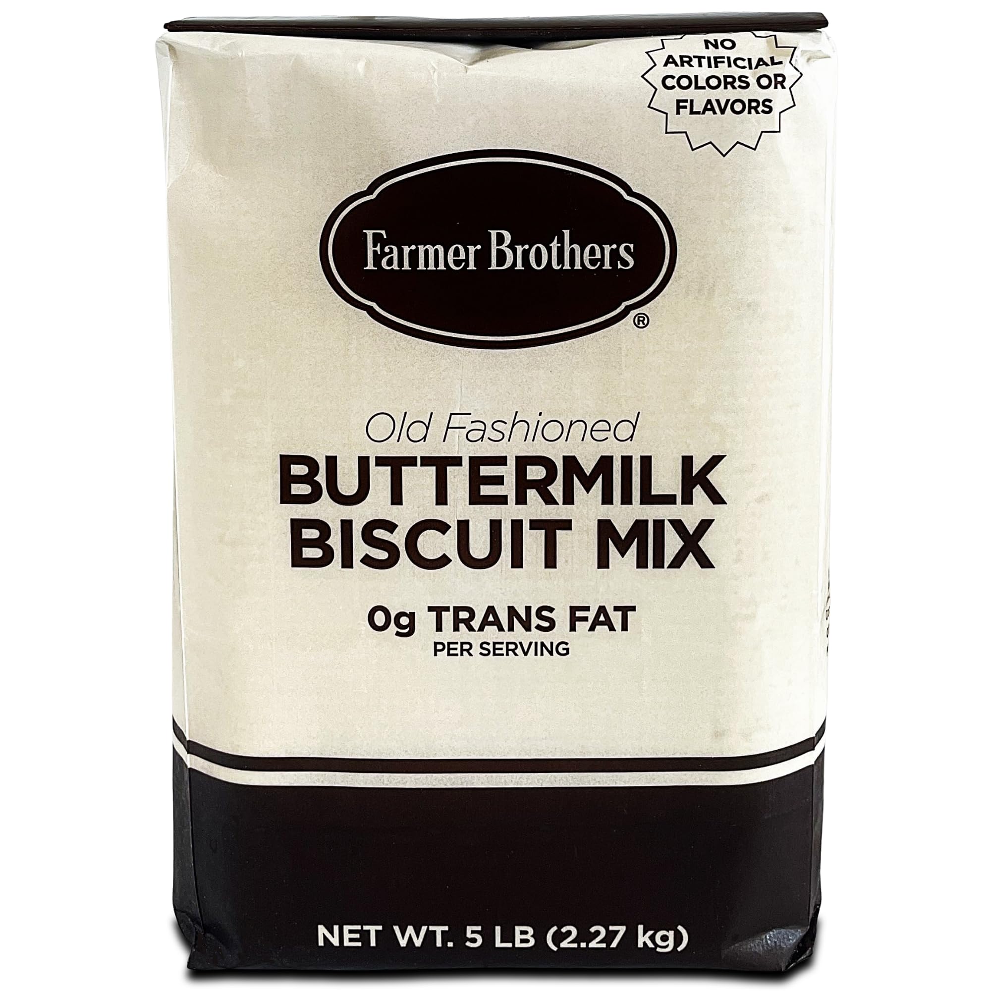 Farmer Brothers Old Fashioned Buttermilk Biscuit Mix, Complete Baking Mix, 5 lb Bag