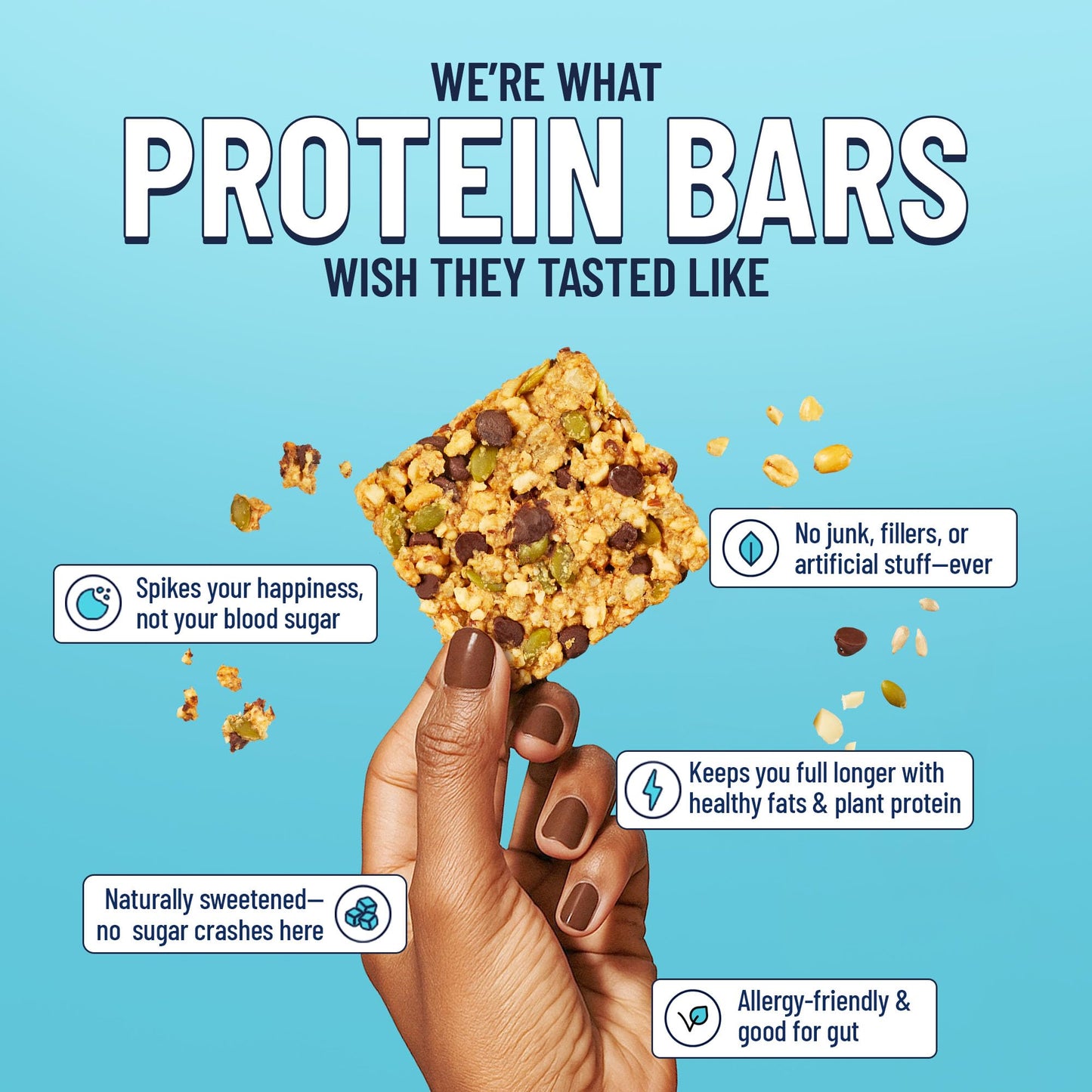 YES Nut Bars - Six Flavor Variety Pack - Soft Chewy Healthy Snack Bars Made with Organic Maple Syrup - Vegan, Paleo, Gluten Free, No Refined Sugar