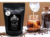 Sannes Coffee Co. Norwegian Iskaffe Cold Brew Coffee-Medium Roast-Course Grind-Filter Bag Included-Makes 1 Gallon of Cold Brew
