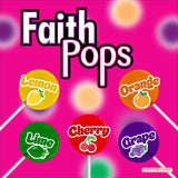 Scripture Candy, Faith Pops Individually Wrapped Lollipop Bag 6.3 Ounce, 20 Pieces