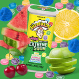 Sweetzo Warheads Minis Extreme Sour Hard Candies, Assorted Fruit Flavors, 1.75 Ounces (Pack of 3)