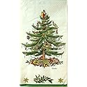 spxg32g Spode Christmas Tree Paper Guest Towels / Dinner Napkins, 32 Ct, Green Border by Spode