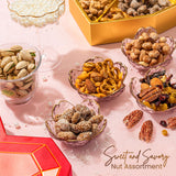 Gift Basket, Heart Box with Gourmet Nuts Assortment, Premium Mixed Nuts Variety Pack for Wife, Girlfriend, Mom, Women, Girl, Spouse- Bonnie and Pop