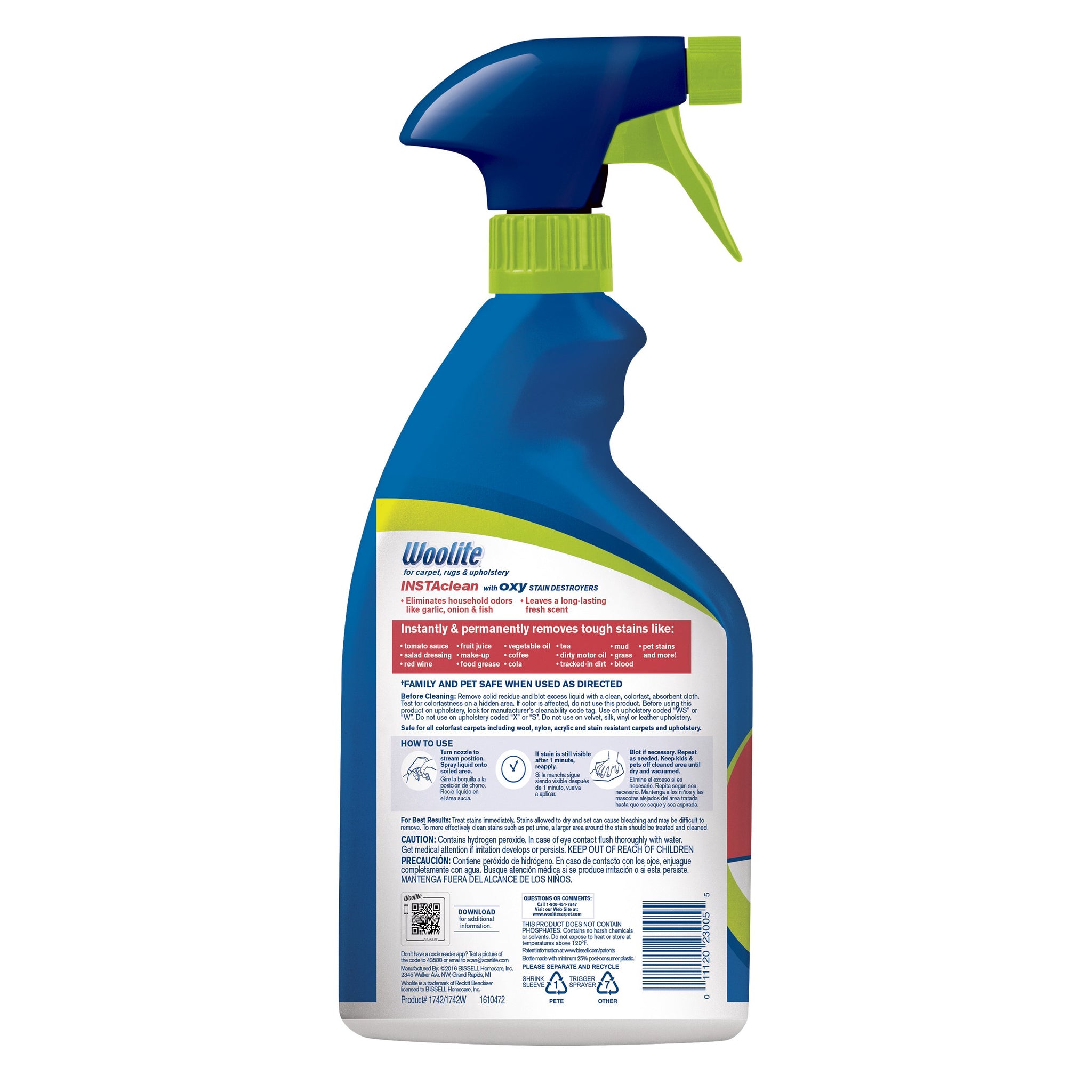 Woolite InstaClean Permanent Stain Remover, 2 Pack, 21799