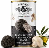 Black Truffle & Mushroom Sauce 6.4oz, Italian for Pasta, Pizza, Meat & Fish