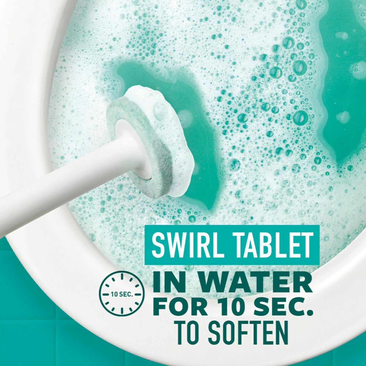 Scotch-Brite Scrub & Drop Toilet Cleaning System Refills, Dissolvable Toilet Bowl Cleaner Scrub Pad Tablets, 6 Disposable Refills