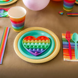 Fun Express - Hot Pink Plastic Forks (50 Pc) - Party Supplies - Solid Tableware - Cutlery - 50 Pieces