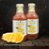 Gourmet Warehouse Hawaiian BBQ Sauce, Premium Barbecue Sauces Handcrafted In Small Batches Gluten-Free, HFCS-Free, Delicious Sauce 16 Ounces Bottle
