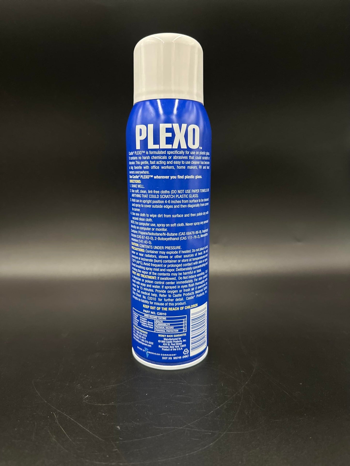 Castle Plexo Anti-Static Plastic Glass Cleaner, 17.75 oz