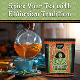 Brundo Ethiopian Spice Company Shai Kimem | Traditional Ethiopia Tea Spice Blend | Crafted and Imported from Ethiopia | Mix of Cinanmon, Green