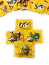 M&M Peanut Milk Chocolate Fun Size Bulk Packs 2 Lbs American Candy Single Serve Bulk Party Mix Packaged In Wholesale Pantry Bag (32 Oz)
