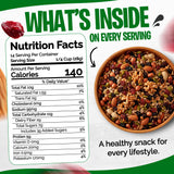 Tidbit Trail Mix with Roasted Peanuts, Almonds, Walnuts, Pumpkin Seeds, Sunflower Seeds, Black Raisins & Dried Cranberries - Mixed Nuts for Natural