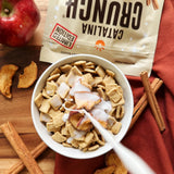 Catalina Crunch Protein Cereal | Sugar Free Breakfast Cereal with 11g of Protein | Gluten Free, Keto Friendly | Apple Cider Donut - 8 oz. Bag (Pack