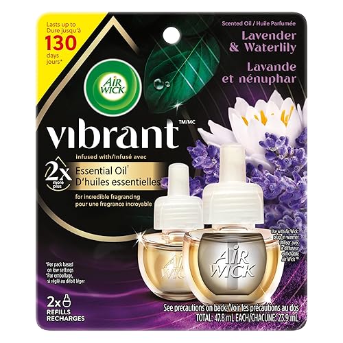 AIR WICK® SCENTED OIL - Refill - 0+2 Vibrant™ Lavender & Waterlily 2x23.9mL