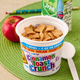 Cinnamon Toast Crunch 25% Less Sugar Cereal, Single Serve Cups, 60 Ct