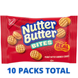 Nutter Butter Bites Peanut Butter Sandwich Cookies, 10 Snack Packs