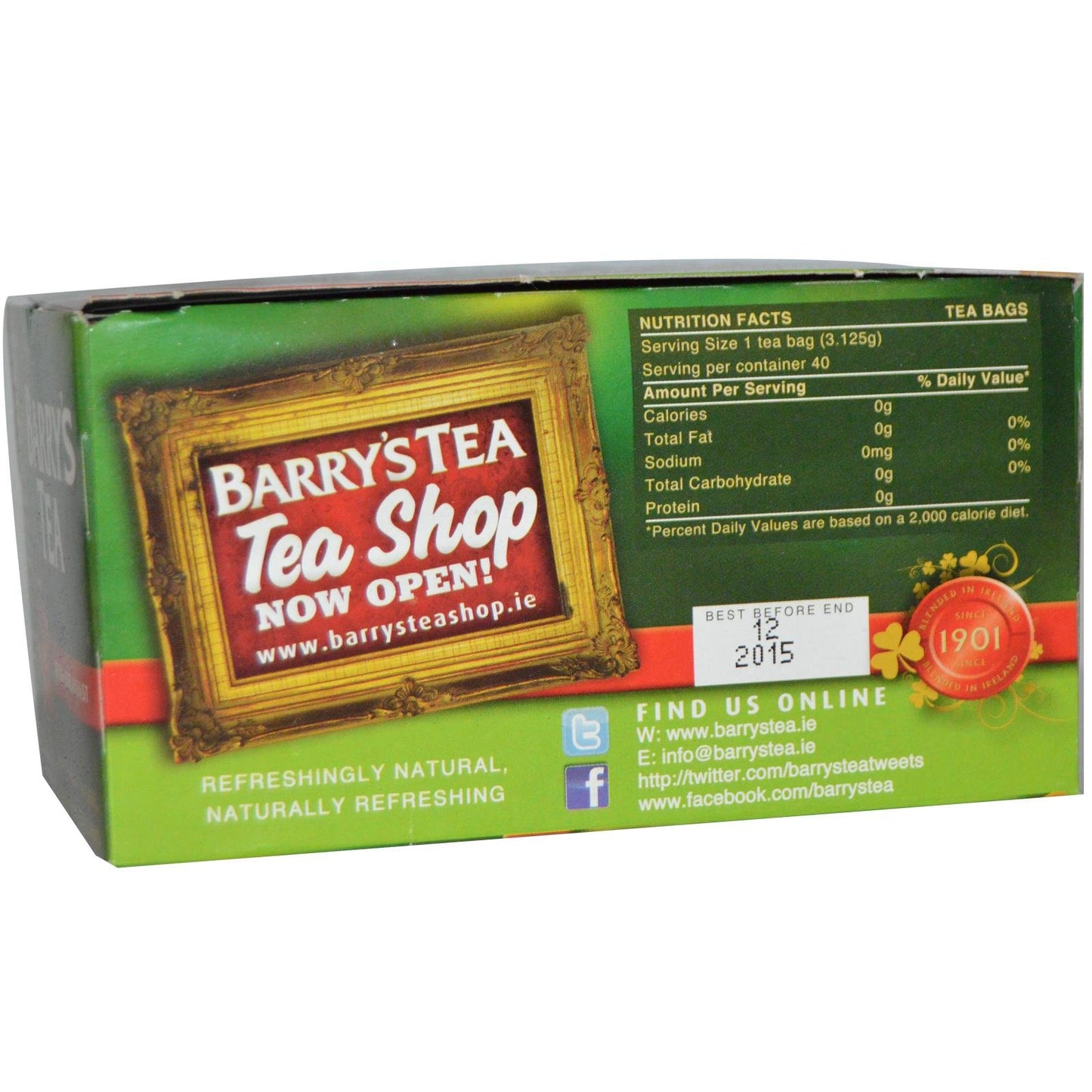 Barrys Tea Irish Breakfast, 40 Count (Pack of 1)