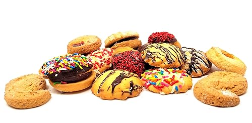 Italian Vanilla Cookie Assortment Baked in Brooklyn - Made and Shipped Fresh.- 2 Pounds