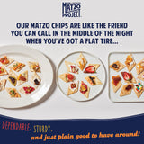 The Matzo Project Crispy Matzo Chips, Sea Salt Flavor, Vegan, Nut Free, Back-to-School Snack Packs, 3-Pack, 6 oz. Each, Kosher but NOT Kosher