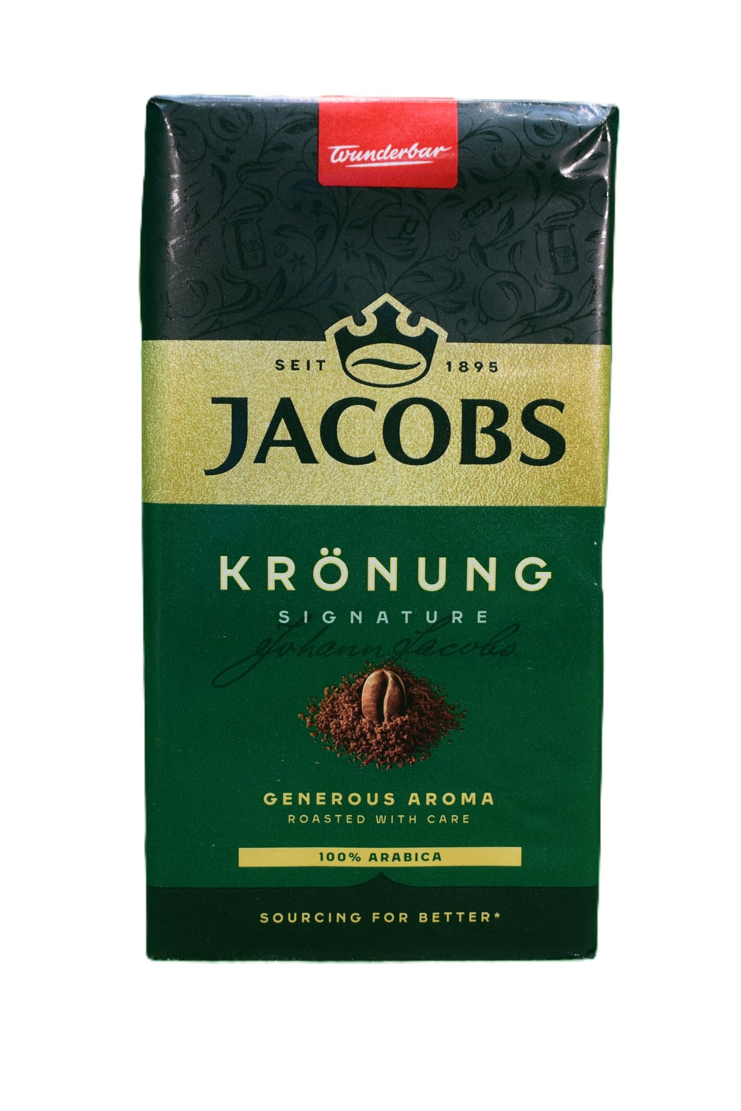 Jacobs Kronung Ground Coffee 500 Gram, 1.76 Ounce (Pack of 6)