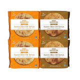 Ines Rosales Tortas Bundle - 2 Cinnamon + 2 Orange - Handcrafted Spanish Olive Oil Tortas, Flavorful Citrus and Spiced Delight