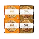 Ines Rosales Tortas Bundle - 2 Cinnamon + 2 Orange - Handcrafted Spanish Olive Oil Tortas, Flavorful Citrus and Spiced Delight