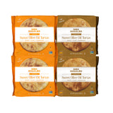 Ines Rosales Tortas Bundle - 2 Cinnamon + 2 Orange - Handcrafted Spanish Olive Oil Tortas, Flavorful Citrus and Spiced Delight