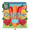 Outshine, No Sugar Added Strawberry, Tangerine & Raspberry Frozen Fruit Bars, 12 Count (Frozen)