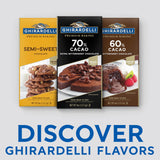 GHIRARDELLI Premium 70% Cacao Extra Bittersweet Chocolate Baking Bar, 4 oz - Rich Dark Chocolate for Gourmet Desserts