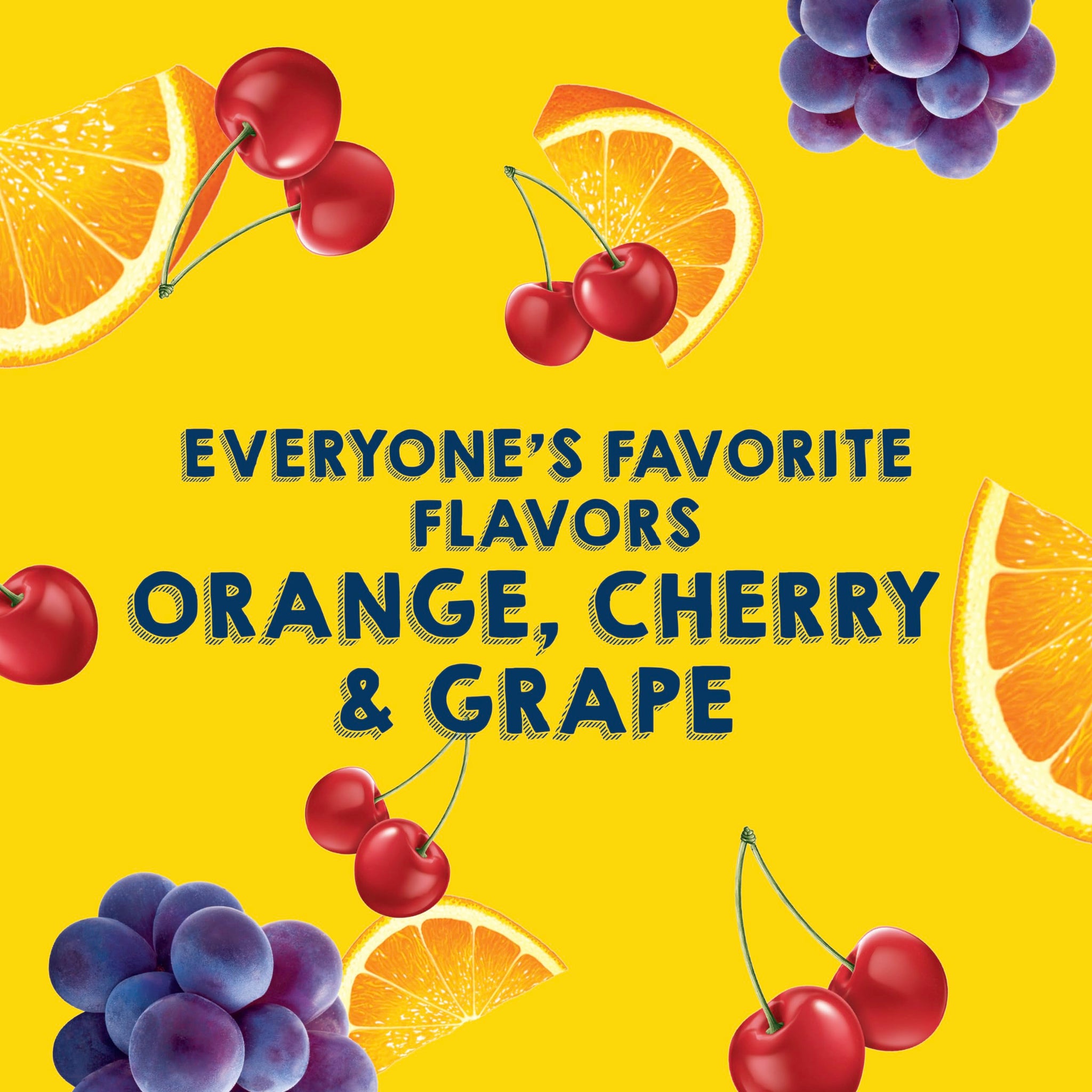Popsicle Ice Pops Orange Cherry Grape 18 Ice Pops For a Tasty Frozen Dessert 40 Calories per ice pop
