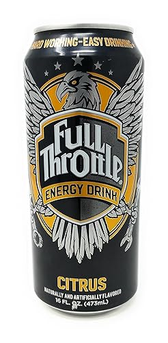 12 Pack - Full Throttle Energy Drink - Citrus - 16 Ounce