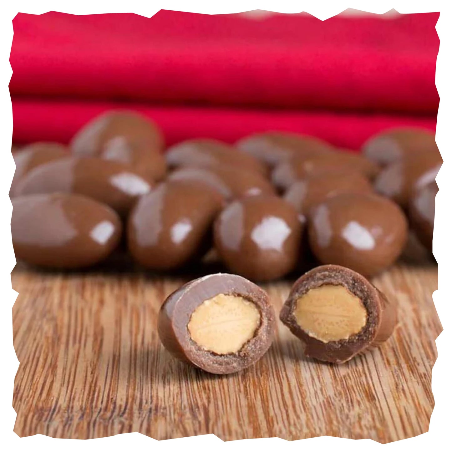 Milk Chocolate Covered Almonds 2-Pound Bag | Classic Chocolate Covered Nuts | Coated Roasted Almonds for Holiday Gifting, Party Favors, Dessert Boards