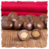 Milk Chocolate Covered Almonds 2-Pound Bag | Classic Chocolate Covered Nuts | Coated Roasted Almonds for Holiday Gifting, Party Favors, Dessert Boards