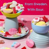 Bubs Swedish Candy Mix - Authentic Sweet and Sour Swedish Gummies - 1 Pound of Gummy Candy From Sweden - Bubs Rombs, Bubs Ovals, Big Swedish Candy