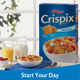 Kellogg's Crispix, Breakfast Cereal, Original, Family Size, 18oz Box