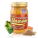 Spicy Hot Dog and Sausage Relish - Slawsa Gourmet Cabbage Topping with Real Ingredients | 17.8 oz | Gluten-Free, Vegan, All-Natural