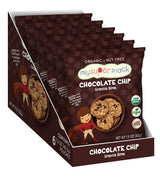 MySuperSnack Organic Granola Bites (Chocolate Chip) 12 Snack Packs, Healthy Snacks for Kids, Nut Free