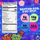Enjoy Small Wins by Jayson Tatum, Sour Green Apple Gummies, Plant Based, All Natural, 5g Sugar per Package, (8 Pack)